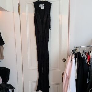 Elegant Black Sleeveless Jumpsuit